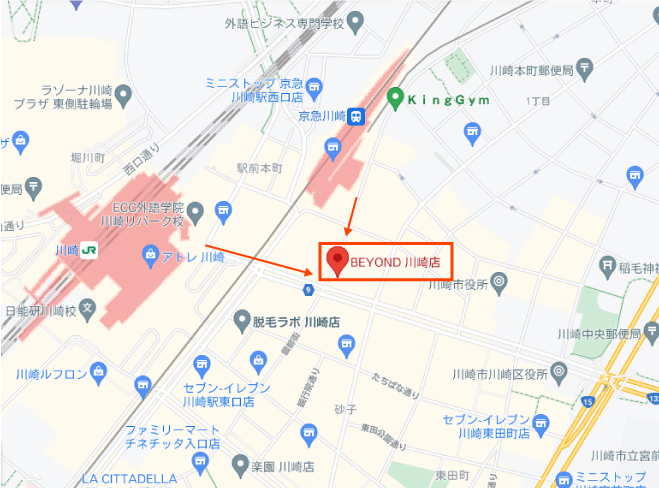 川崎店地図
