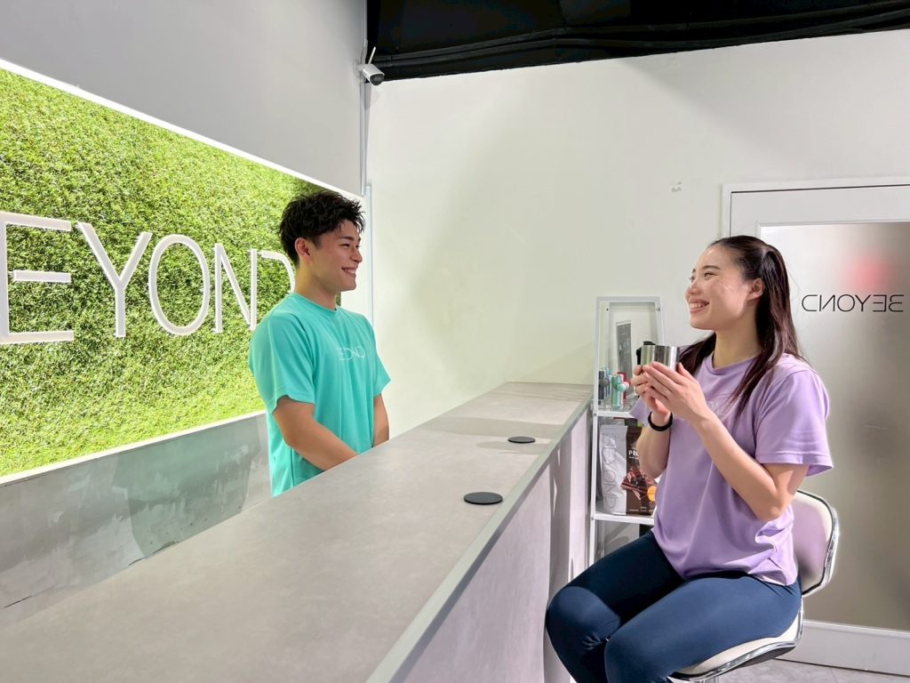 トレーナーとお客様